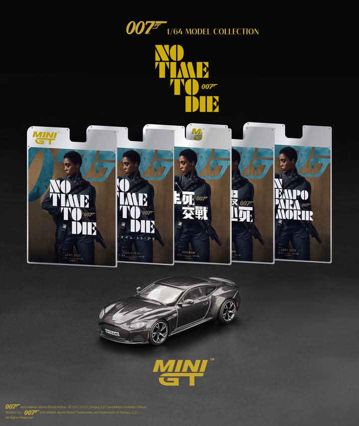 MiniGT * 007 "Aston Martin DBS “No Time To Die” / English Blister Packaging"
MGT00904-E