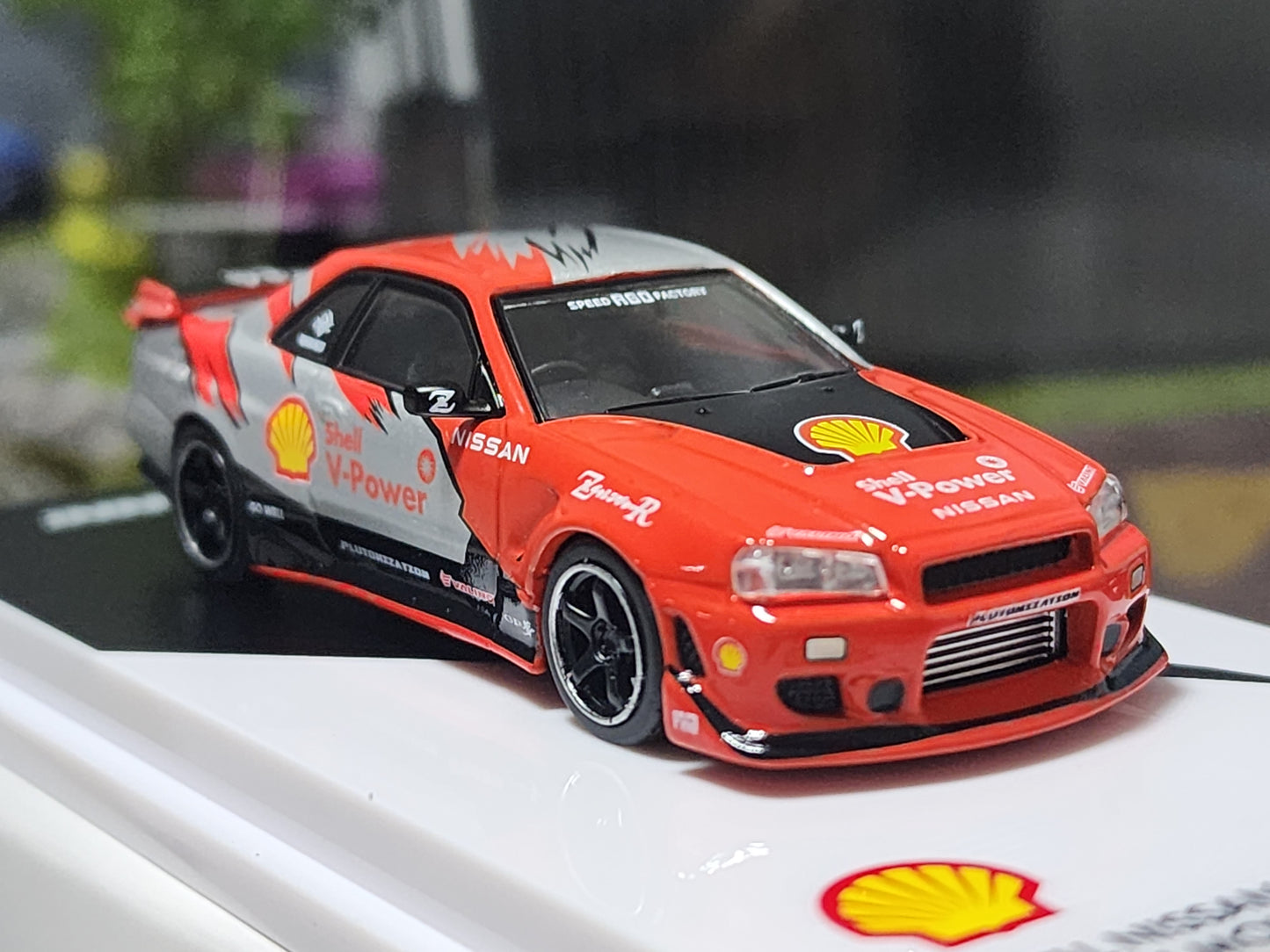 Inno64 Nissan Skyline GT-T R34 Drift Car Shell Hong Kong Jason Mok/ Pluto Mok HK ToyCar Salon IN64-R34-SHELL