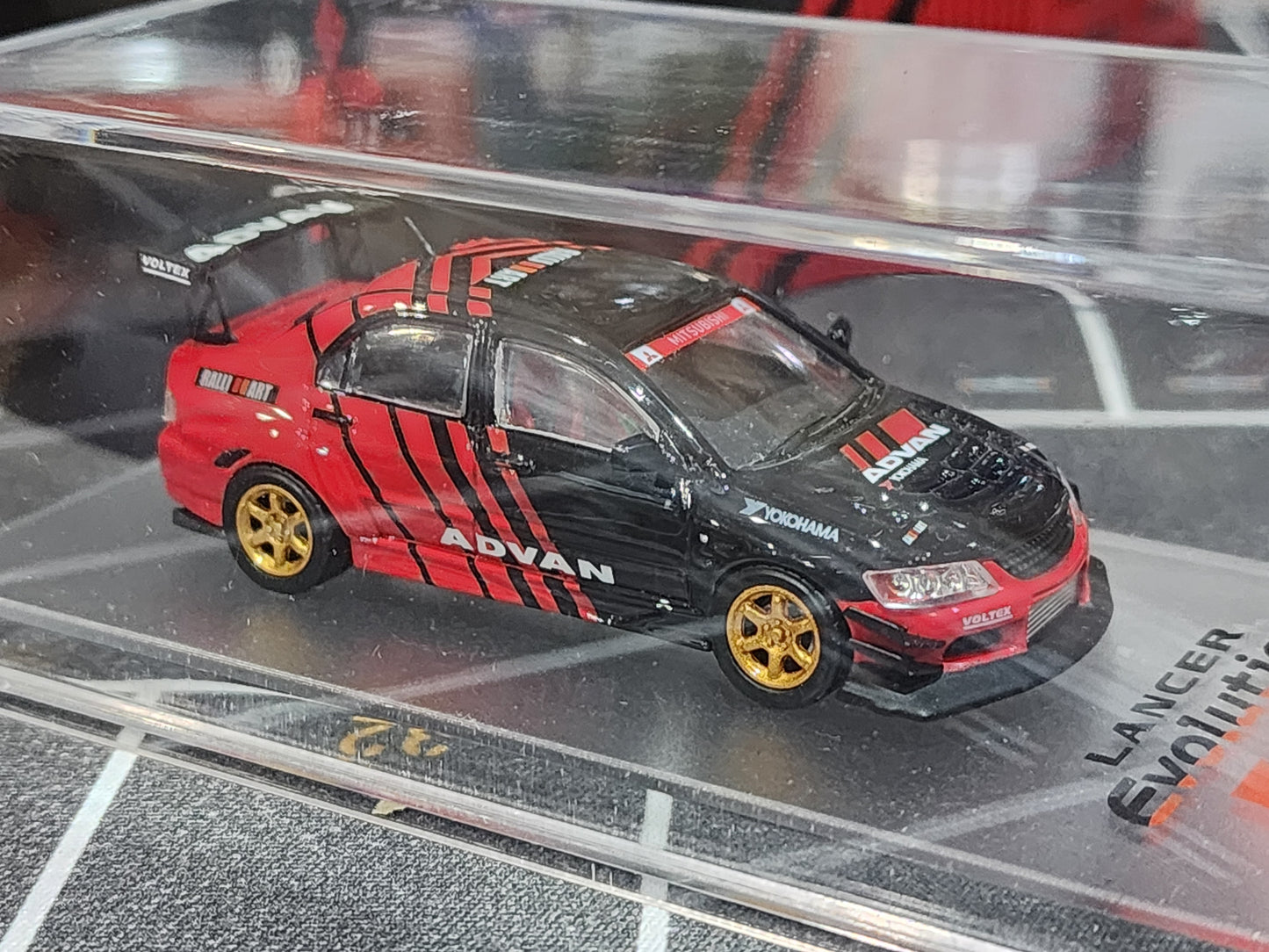 CM Model Mitsubishi Evolution IX Advan Livery Version 2 High Wing