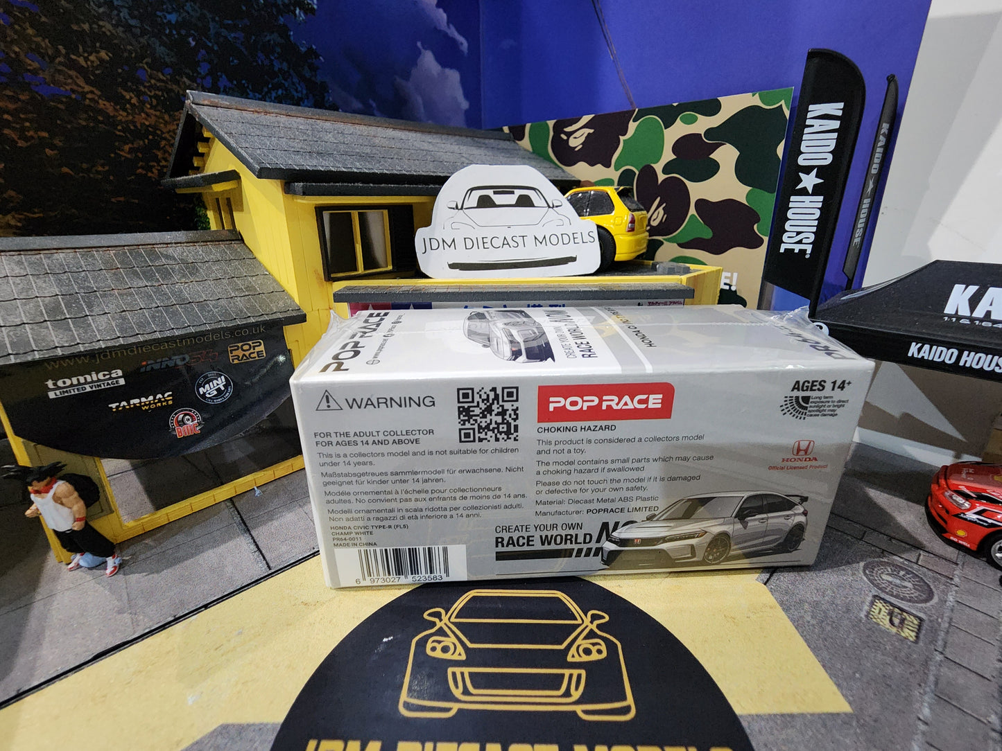 Poprace 1/64 Honda Civic FL5 Type R Championship White