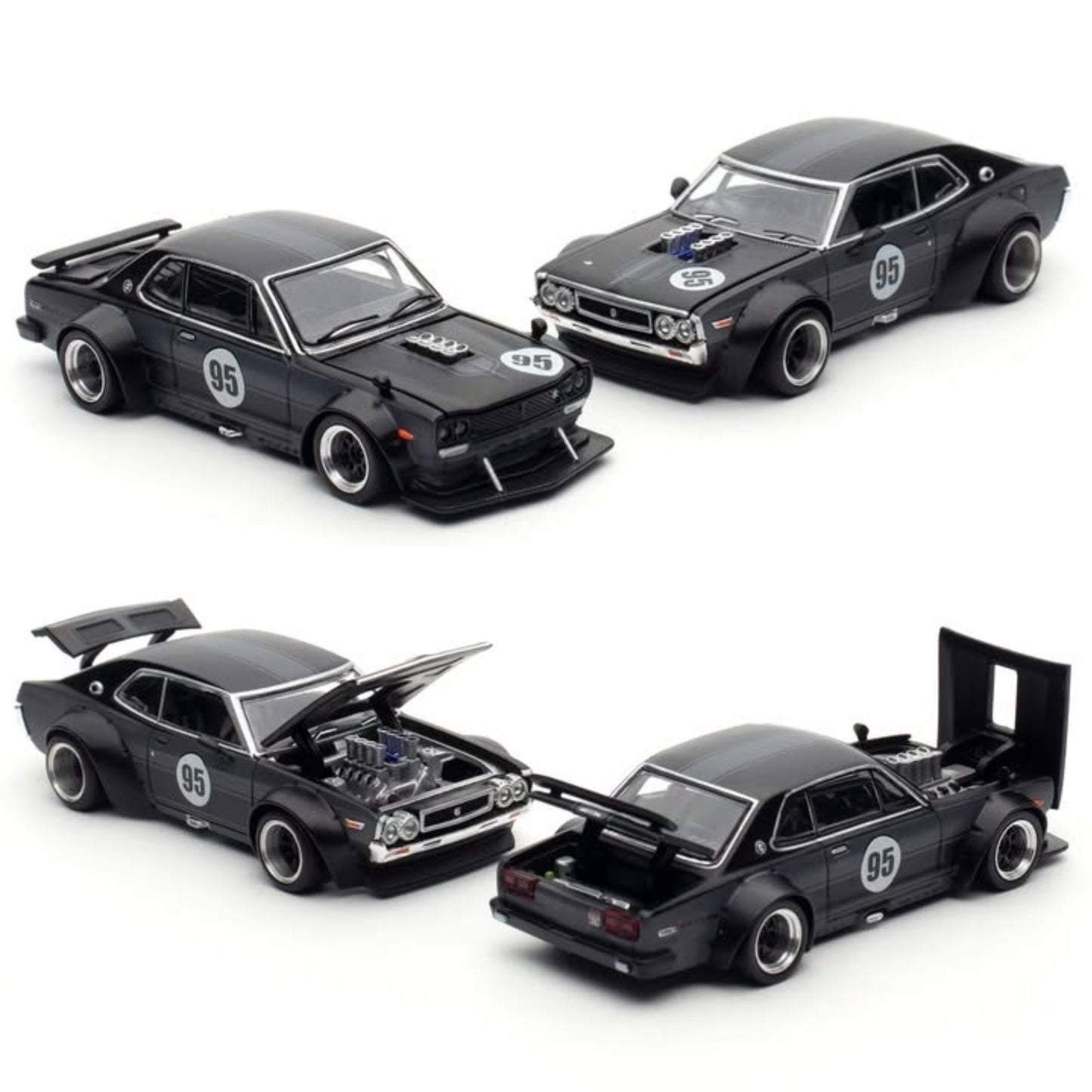 PopRace Nissan Skyline GT-R V8 Drift & Laurel C130 Boxset PR640351 & 352 Hong Kong ToyCar Salon 2025