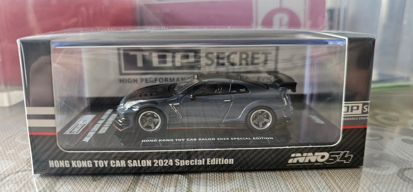 INNO64 Nissan GT-R R35 NISMO 2024 TOP SECRET EDITION HONGKONG TOY CAR SALON SPECIAL EDITION UK STOCK