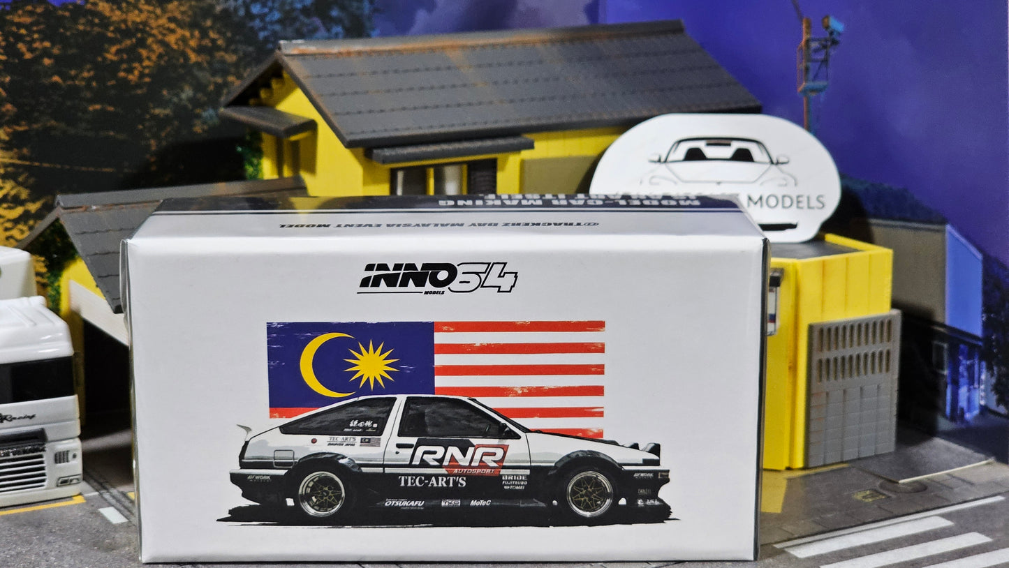 Inno64 Toyota Sprinter Trueno AE86 Tuned Trackerz Day Malaysia Exclusive