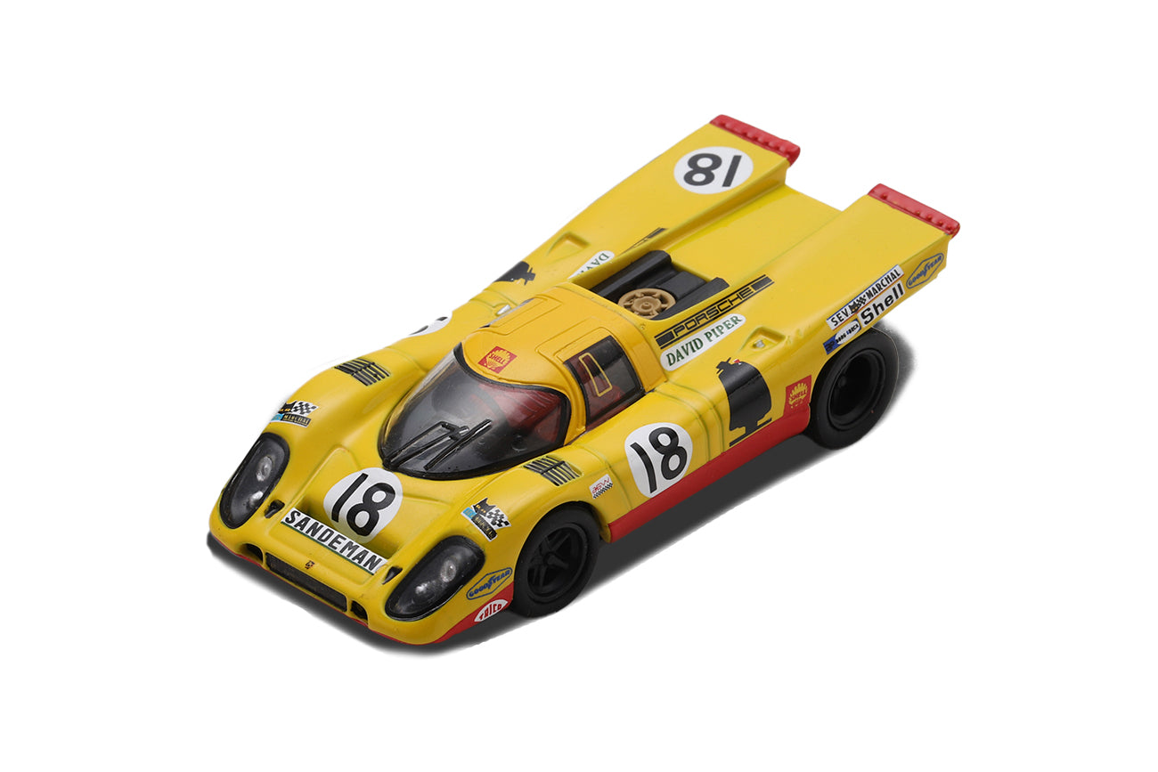 SPARKY 1/64 diecast Porsche 917K SHELL COMBO - Le Mans winner 1970 & SHELL 24h Le Mans 1970 Piper/Van Lennep #18