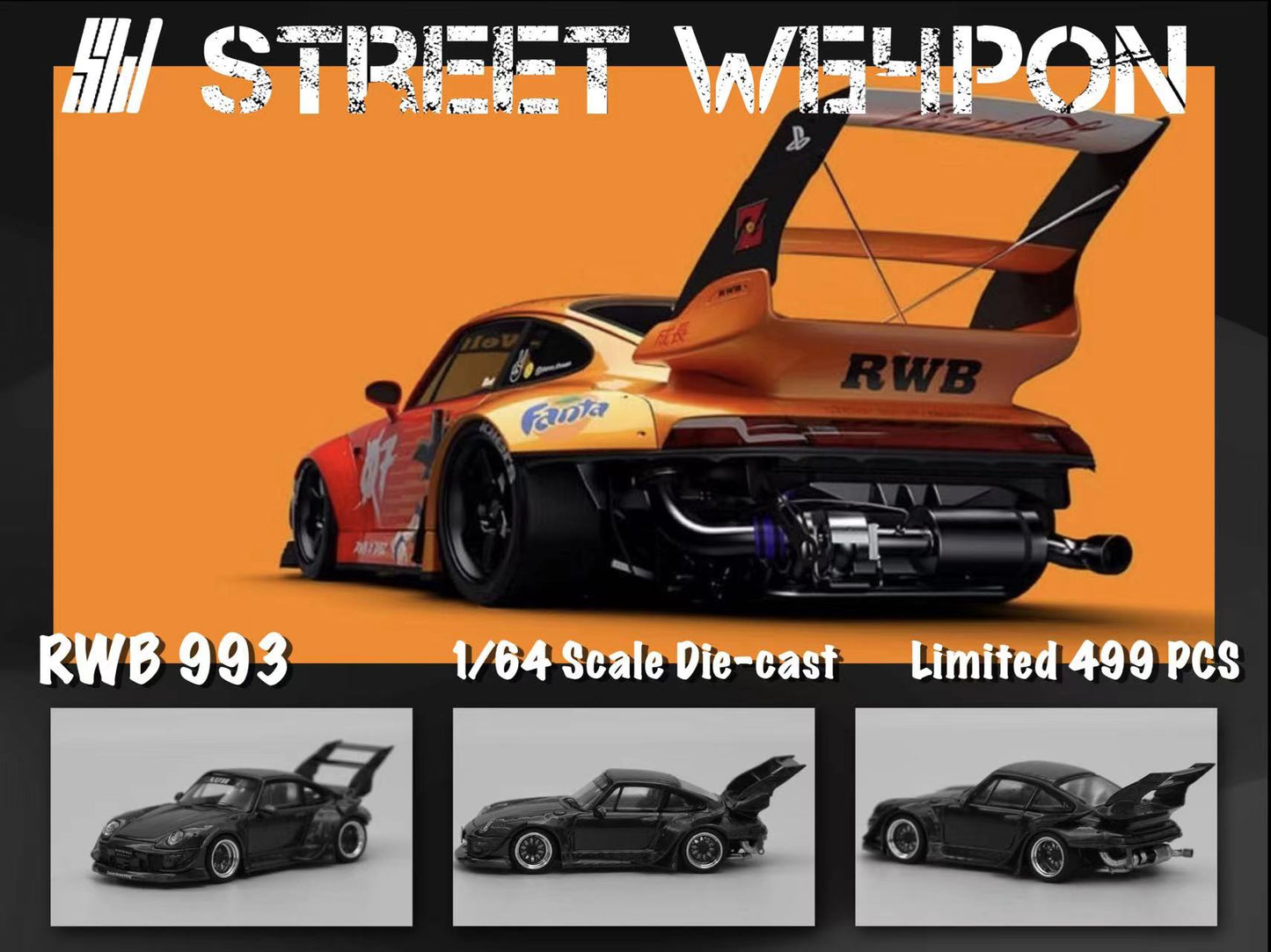 Preorder Street Weapon RWB 993 Dragon Ball Limited 499pcs