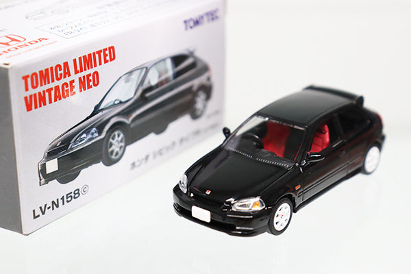 TLV LV-N158c 1/64 Honda Civic Type-R 97 Black Tomica Limited Vintage Neo