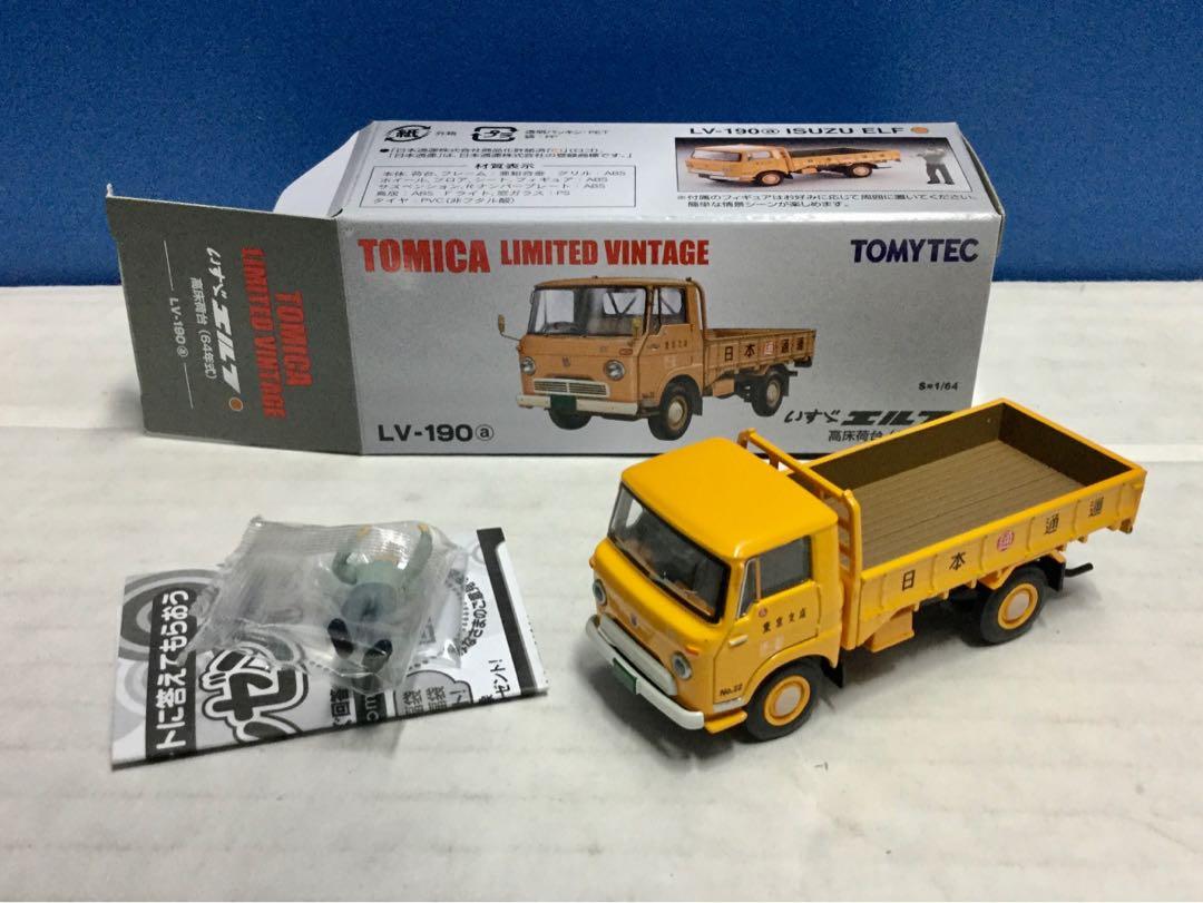 Tomica Limited Vintage LV-N190a Isuzu Elf 1964 High Loading Platform Nippon Express