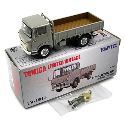 Tomica Limited Vintage LV-N191a Isuzu Elf 1966 High Loading Platform Ash Gray
