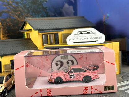 PGM MODEL PORSCHE 964 Pink Pig Fully Open