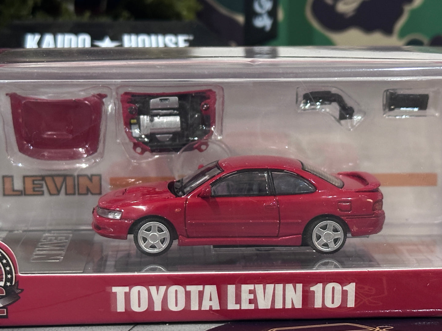 BM Creations Toyota Corolla Levin AE101 Red RHD Hong Kong Toycar Salon 2025 64B0491