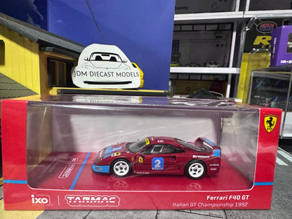 Tarmac Works Ferrari F40 GT Italian GT Championship 1992 Pierre-Alexandre Popoff