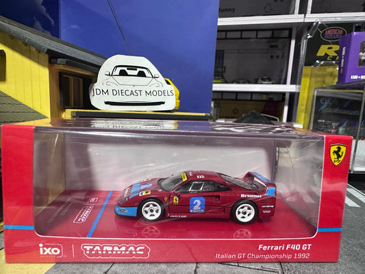 Tarmac Works Ferrari F40 GT Italian GT Championship 1992 Pierre-Alexandre Popoff