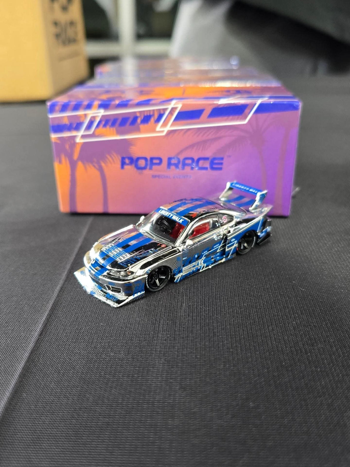 [5 car set] Pop Race Miami Liberty Walk LB S15 RX-7 R35 Final Edition
