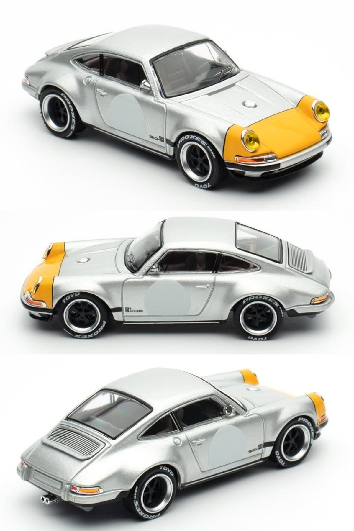 Pop Race Singer 964 Yellow Silver PR640201
