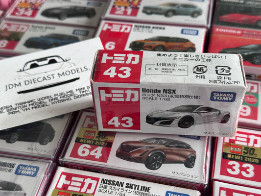 Takara Tomy Tomica No. 43 Honda NSX White