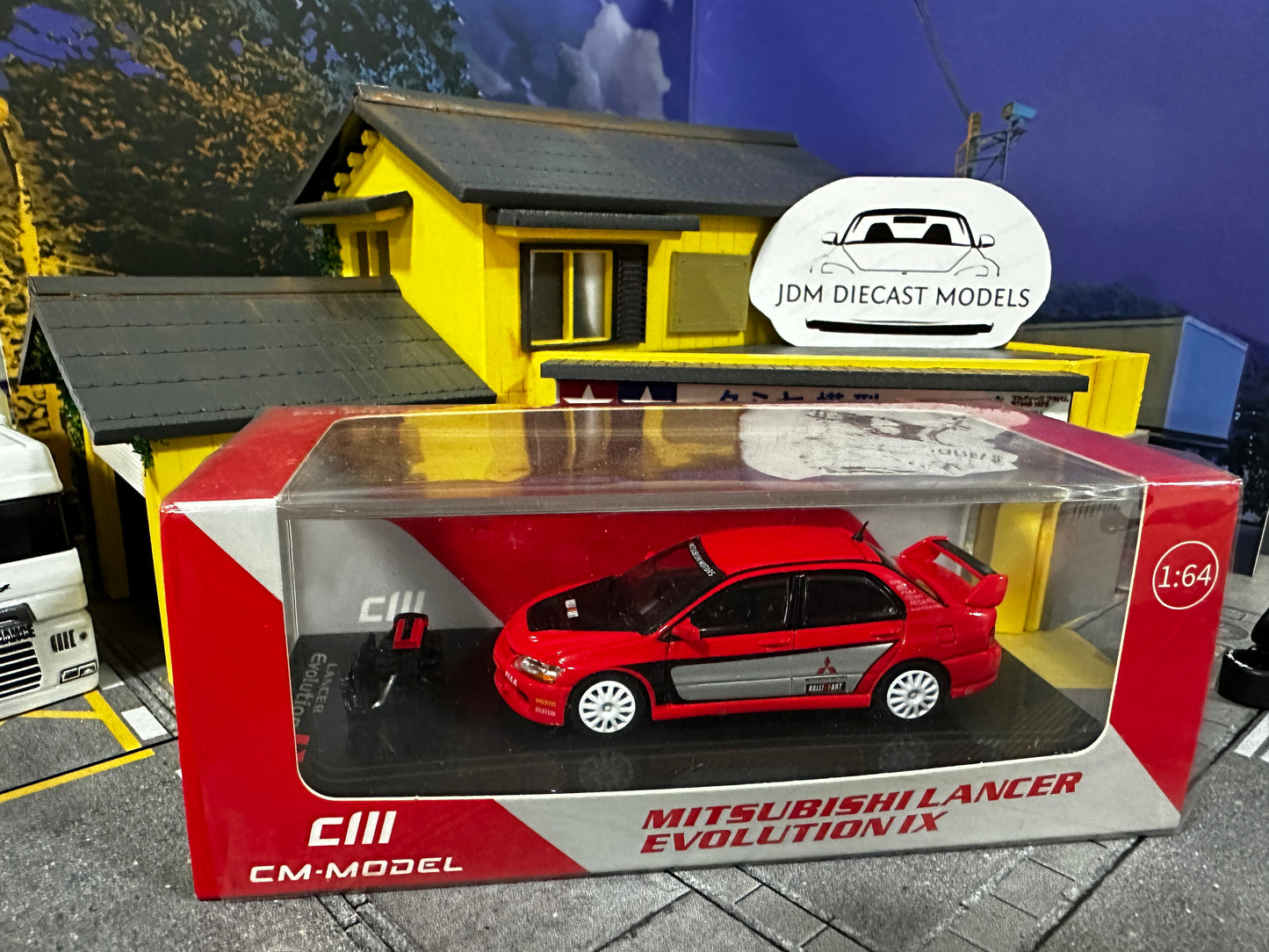 CM Model Mitsubishi Lancer Evolution IX come with engine CM64-EVOIX-31