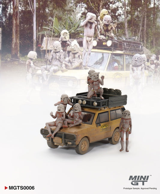 MiniGT Range Rover 1982 Camel Trophy Papua New Guinea Set MGTS0006