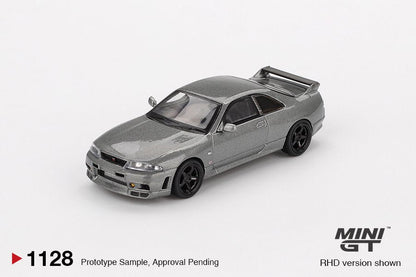Mini GT Nissan Skyline GT-R NISMO BCNR33 CRS Version Dark Metal Grey  MGT01128