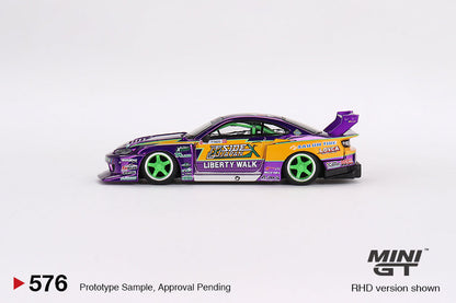 Mini GT LB-Super Silhouette Nissan S15 SILVIA #555 2022 Formula Drift Japan MGT00576