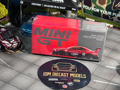 MiniGT Nissan LB-Super Silhouette Skyline ER34 Red Black #5 LB MGT00843-R