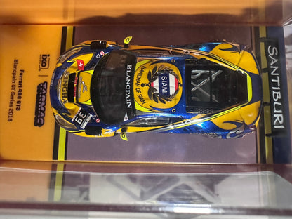 Tarmac Works Ferrari 488 GT3 Blancpain GT Series 2018 Bhirombhakdi Van Dam Special Edition