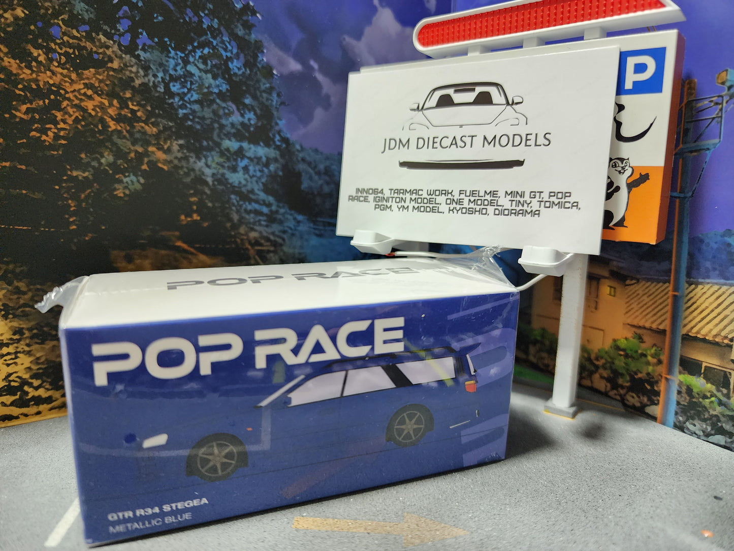 Poprace Stagea R34 GTR Metallic Blue