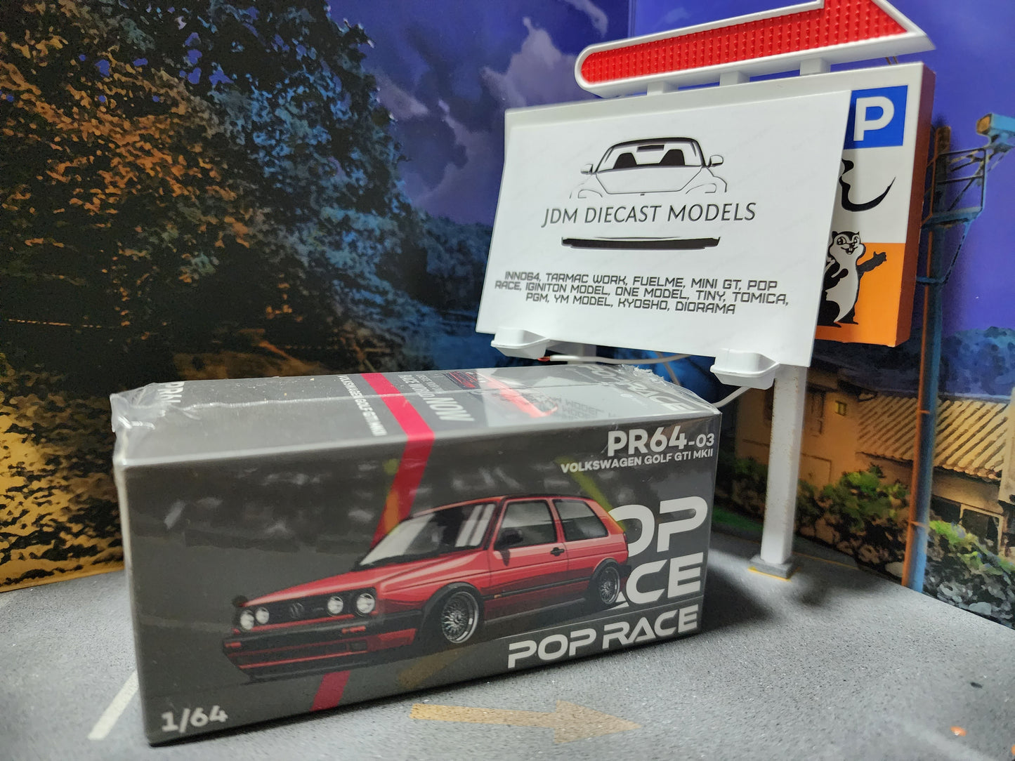Poprace Volkswagen Golf GTi MKII Red