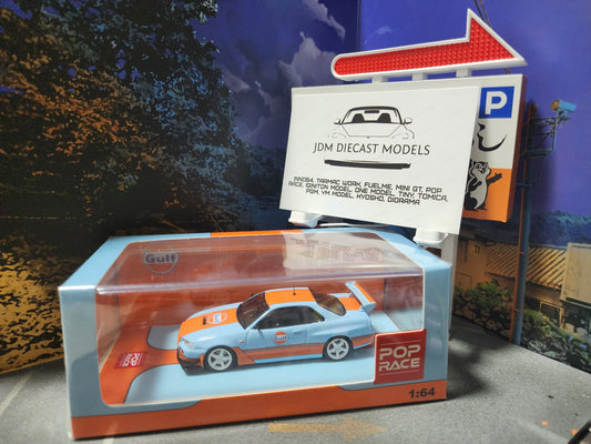 Poprace Nissan Skyline R34 Gulf Livery