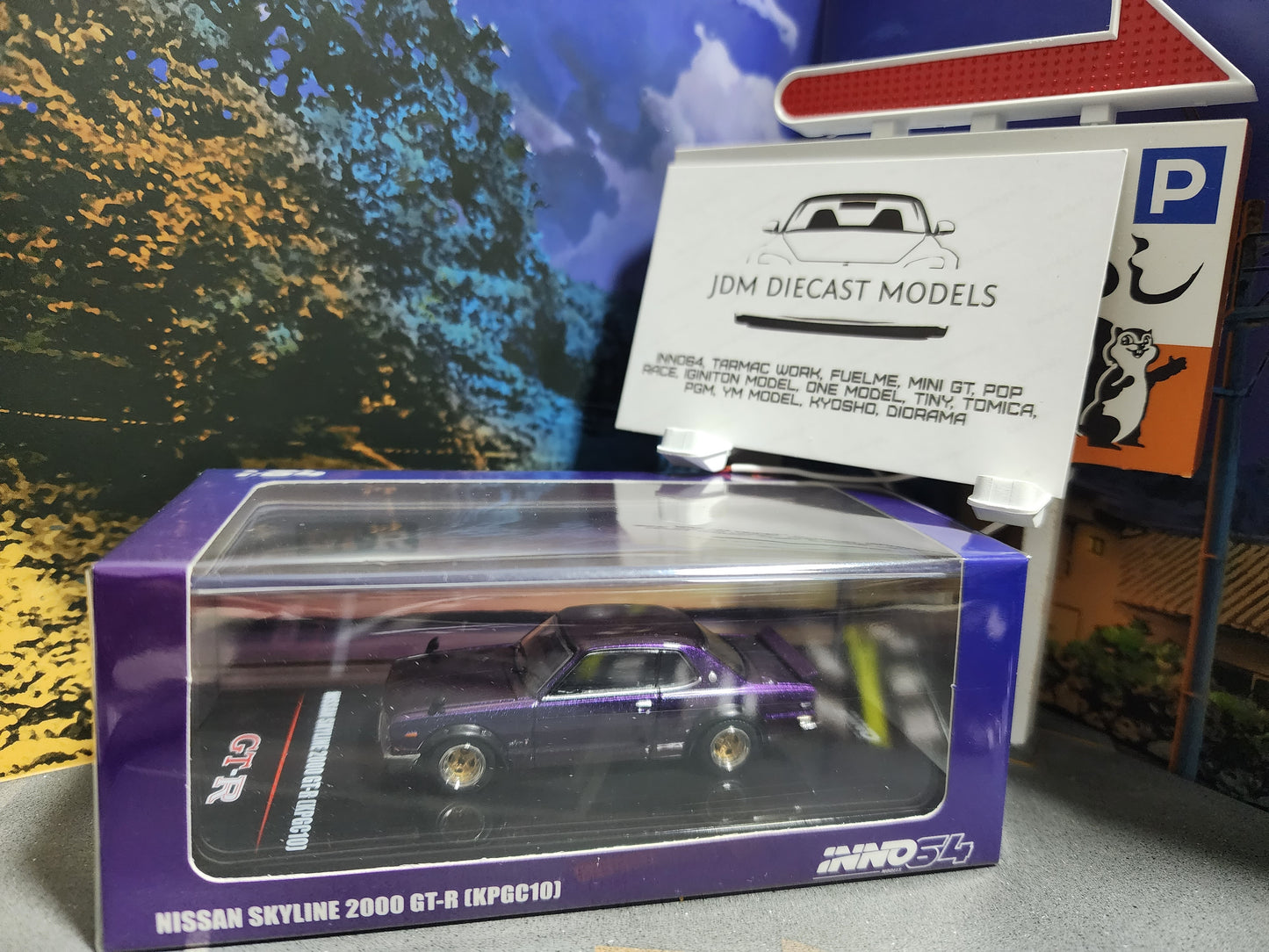 Inno64 Nissan Skyline 2000 GT-R (KPGC10) Midnight Purple II