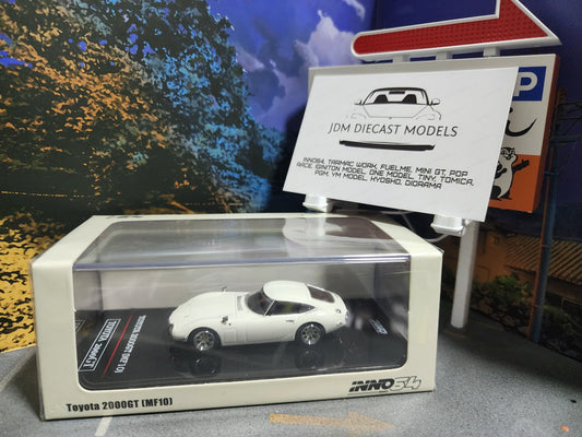 Inno64 Toyota 2000GT (MF10) Pegasus White