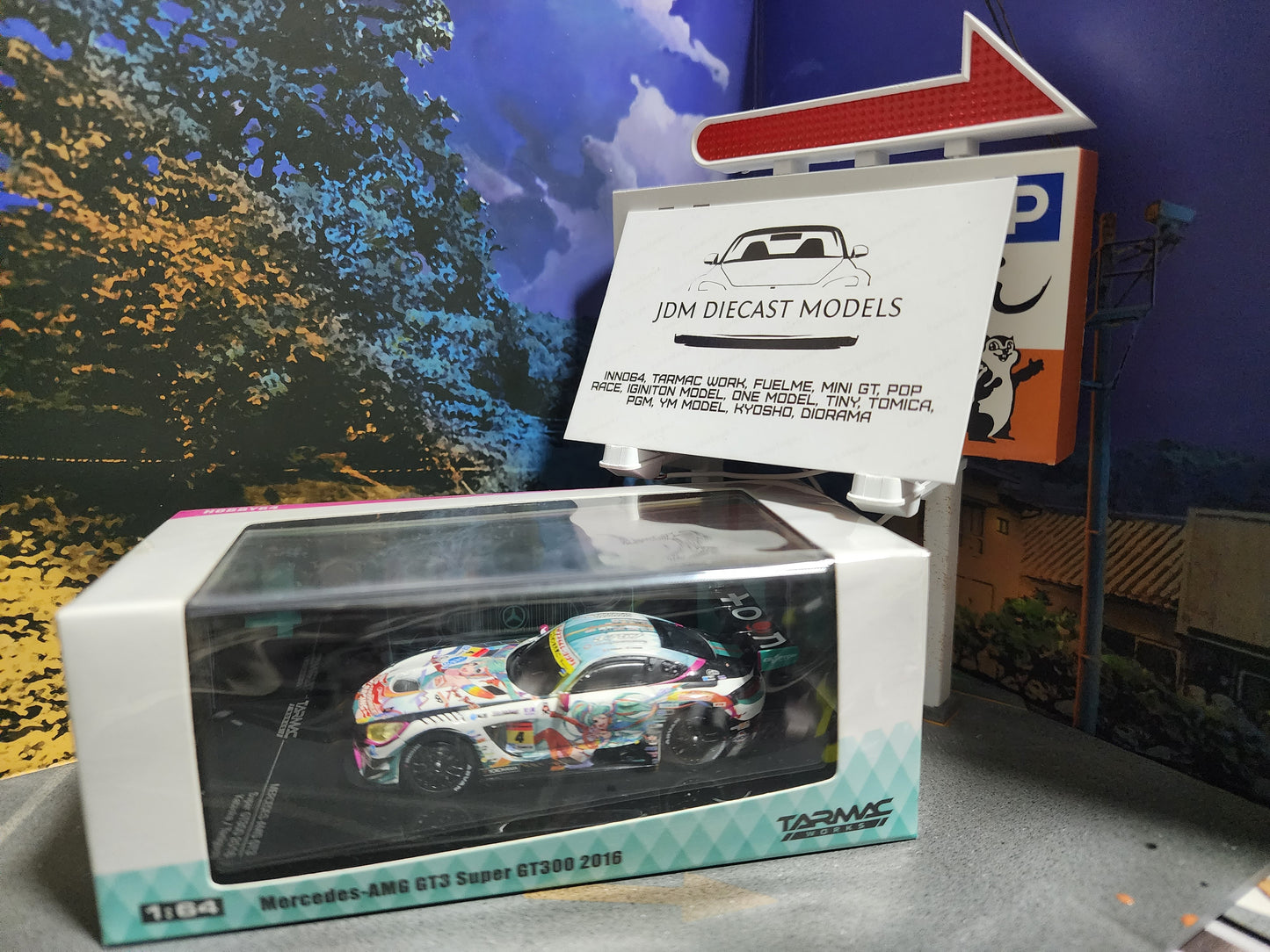 Tarmac Works Mercedes-AMG GT3 Super GT300 2016 Karaoka/ Taniguchi Hong Kong Special Edition