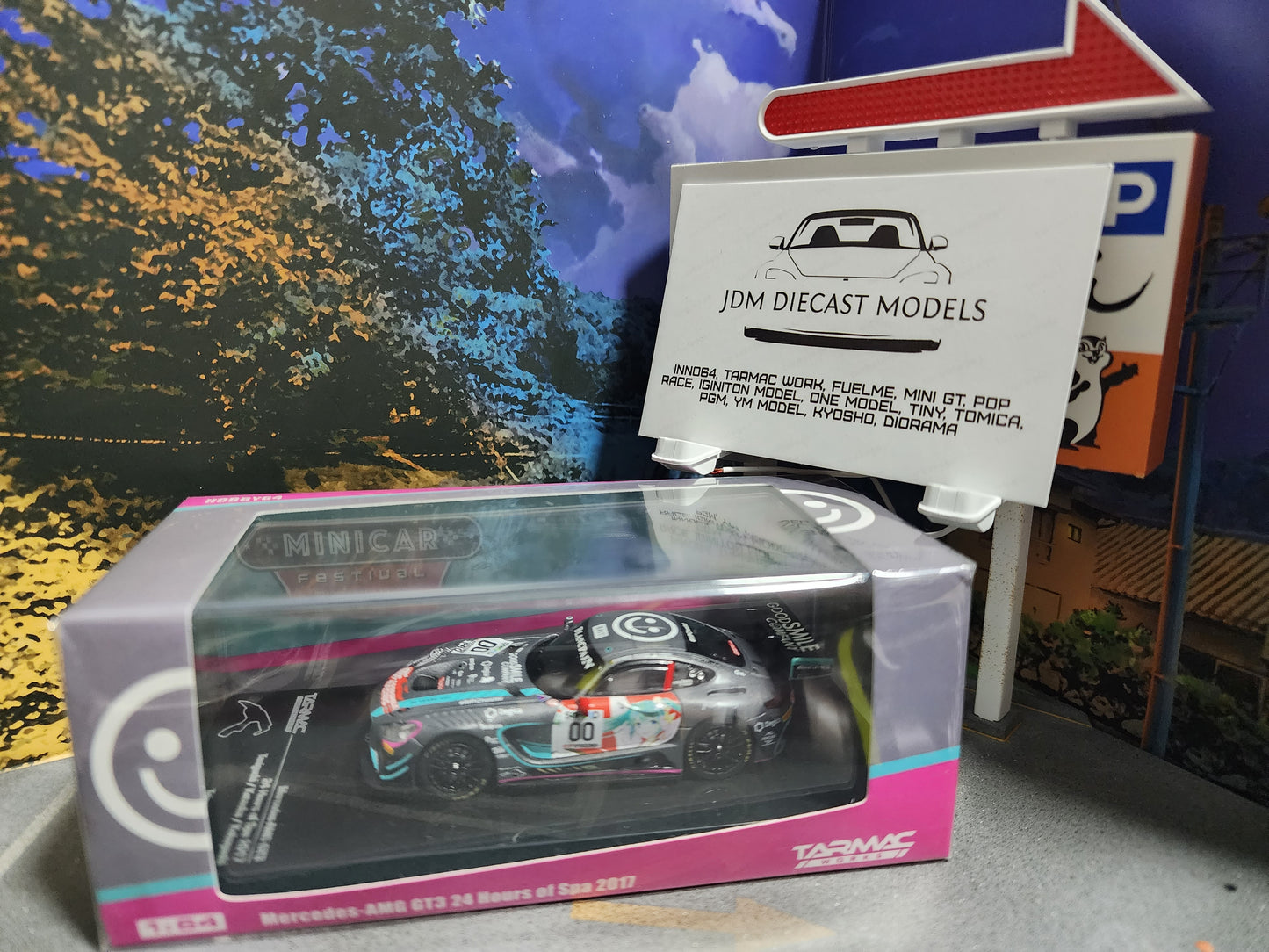 Tarmac Works Mercedes-AMG GT3 24 Hours of Spa 2017 Taniguchi/ Kataoka/ Kobayashi Taiwan Exclusive Model