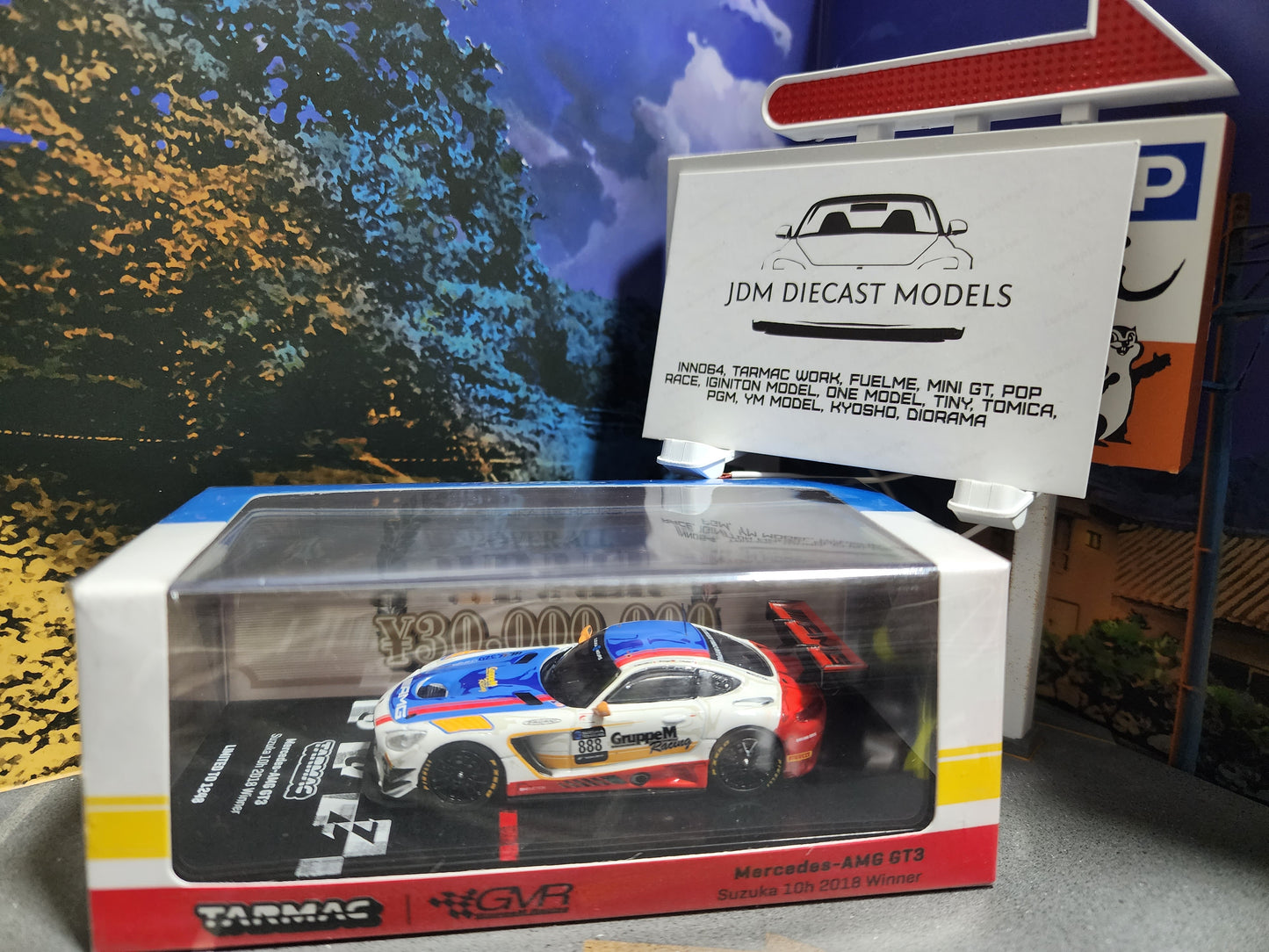 Tarmac Works Mercedes-AMG GT3 Suzuka 10h 2018 Winner Limited to 1248 pcs