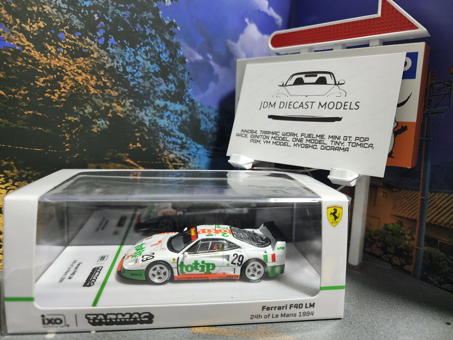 Tarmac Works Ferrari F40 LM 24hr of Le Mans 1994 ixo Models