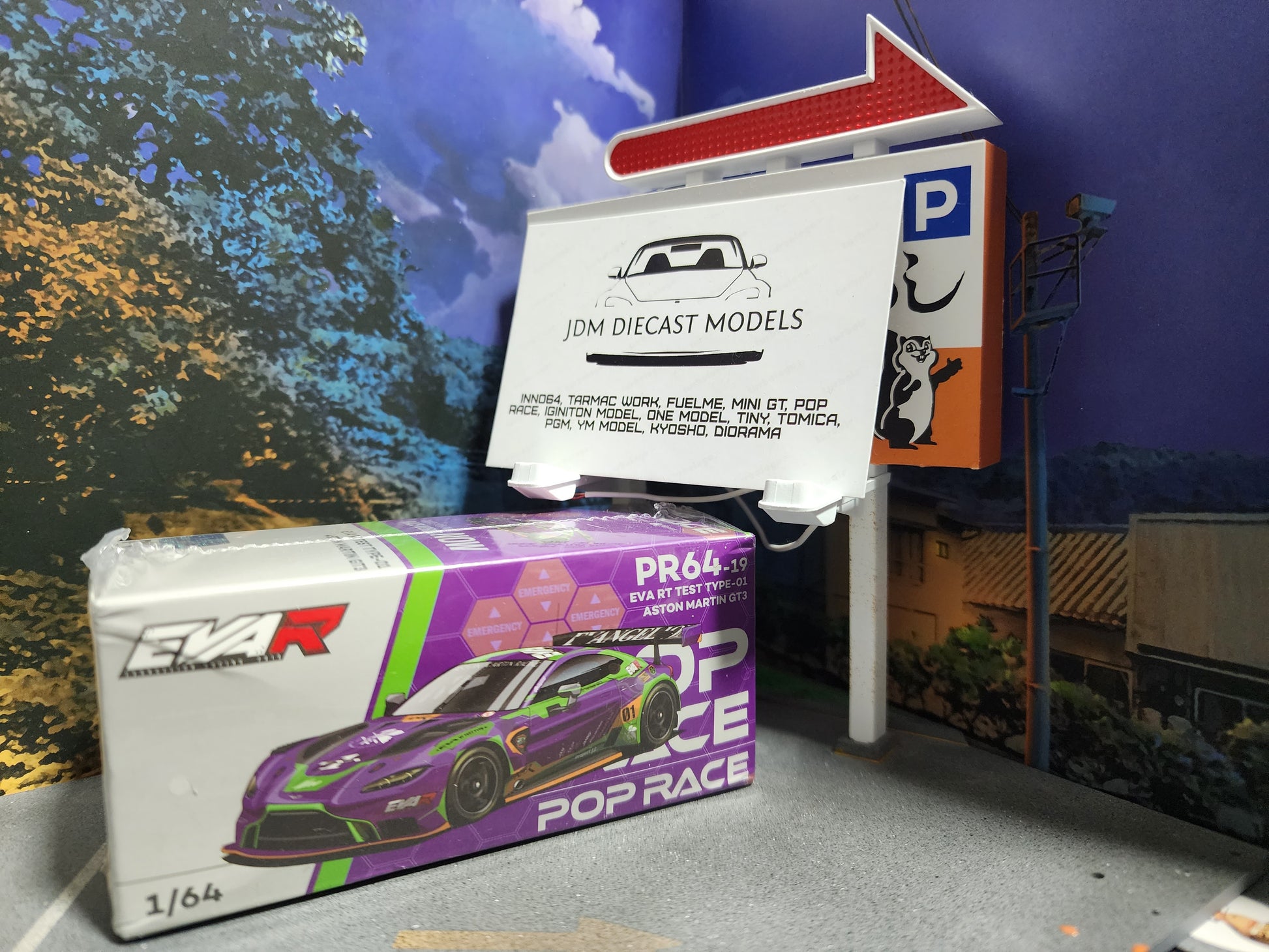 Poprace Aston Martin Vantage GT3 EVA RT Test Type-01 – JDM Diecast Models