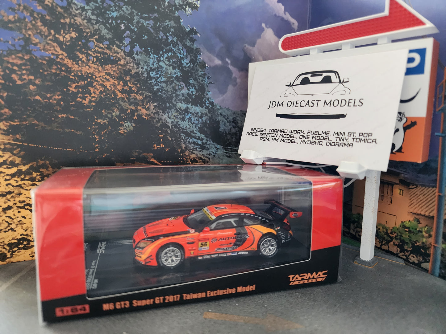 Tarmac Works BMW M6 GT3 Super GT300 2017 Taiwan Exclusive Model Takagi/ Walkinshaw T64-020-17SGT55