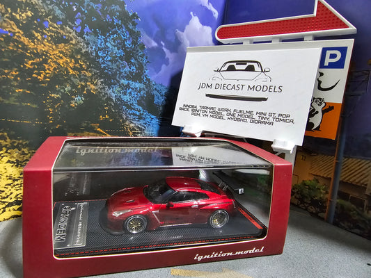 Ignition Model Nissan Skyline Pandem R35 GT-R Red Metallic IG1746