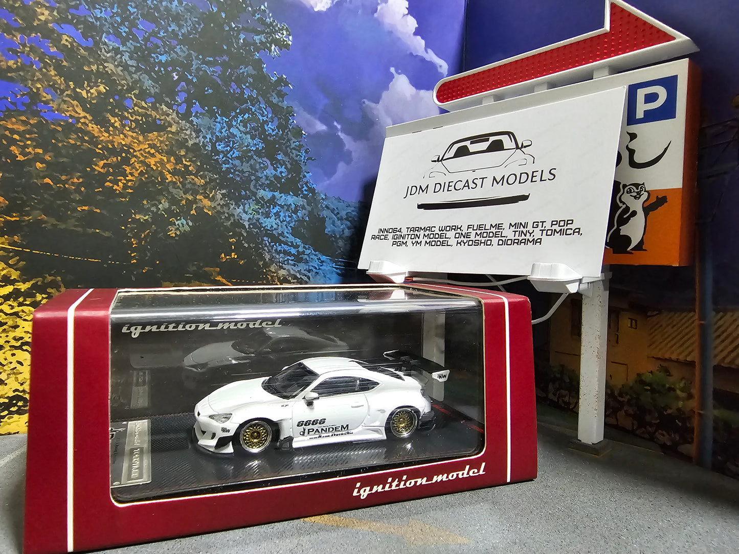 Ignition Models Pandem Toyota 86 V3 White IG1402