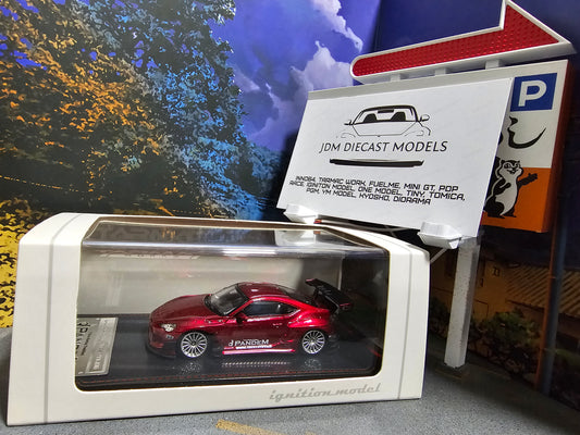 Ignition Models Pandem Toyota 86 V3 Red Metallic IG1405