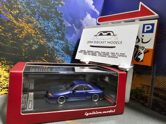 Ignition Models TOP SECRET Nissan Skyline GT-R (VR32) Matt Purple Metallic IG2396