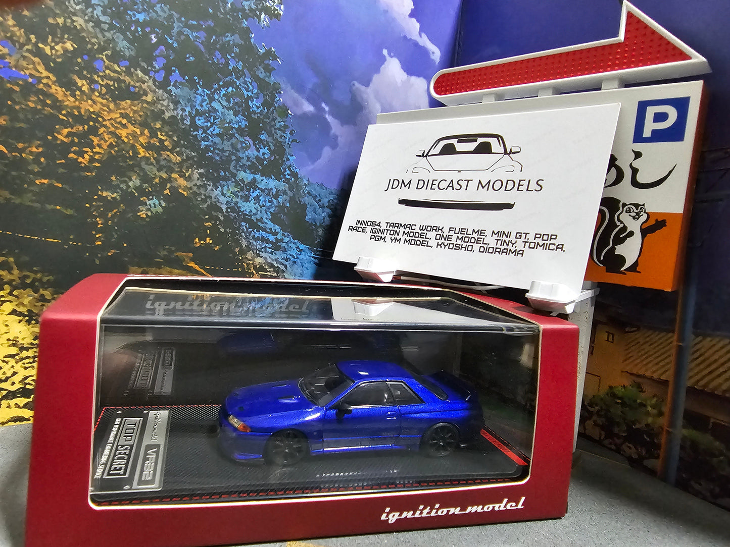 Ignition Models TOP SECRET Nissan Skyline GT-R (VR32) Blue Metallic IG2390