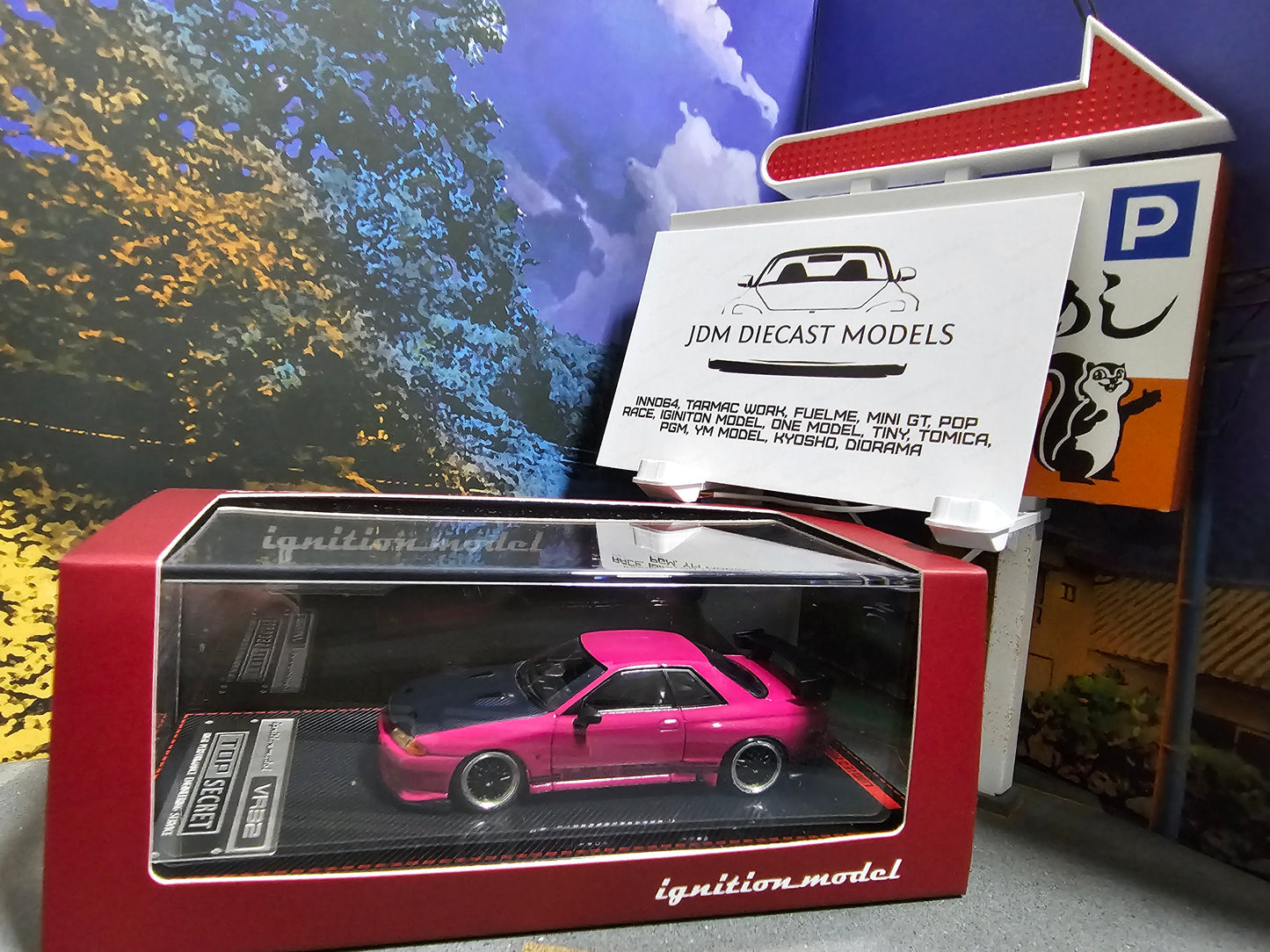 Ignition Models TOP SECRET Nissan Skyline GT-R (VR32) Pink IG2393