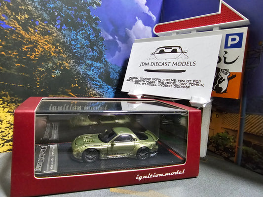 Ignition Model Rocket Bunny RX-7 (FD3S) Green Metallic IG1409