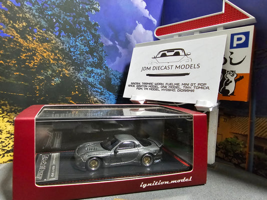 Ignition Model Rocket Bunny RX-7 (FD3S) Titanium Gray IG1743 Singapore Diecast Exclusive