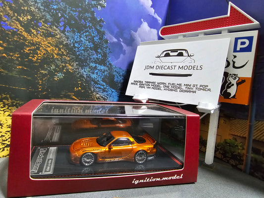 Ignition Model Rocket Bunny RX-7 (FD3S) Orange Metallic IG1650