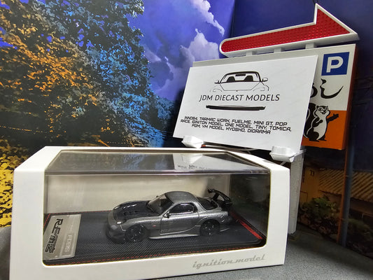 Ignition Models Mazda RX-7 (FD3S) RE Amemiya Titanium Gray IG2061