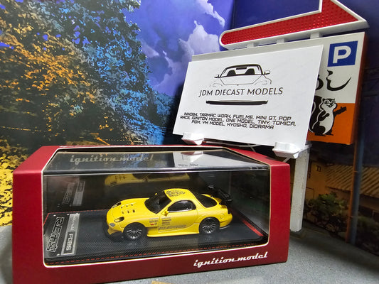 Ignition Models Mazda RX-7 (FD3S) Amemiya Matt Yellow IG2062