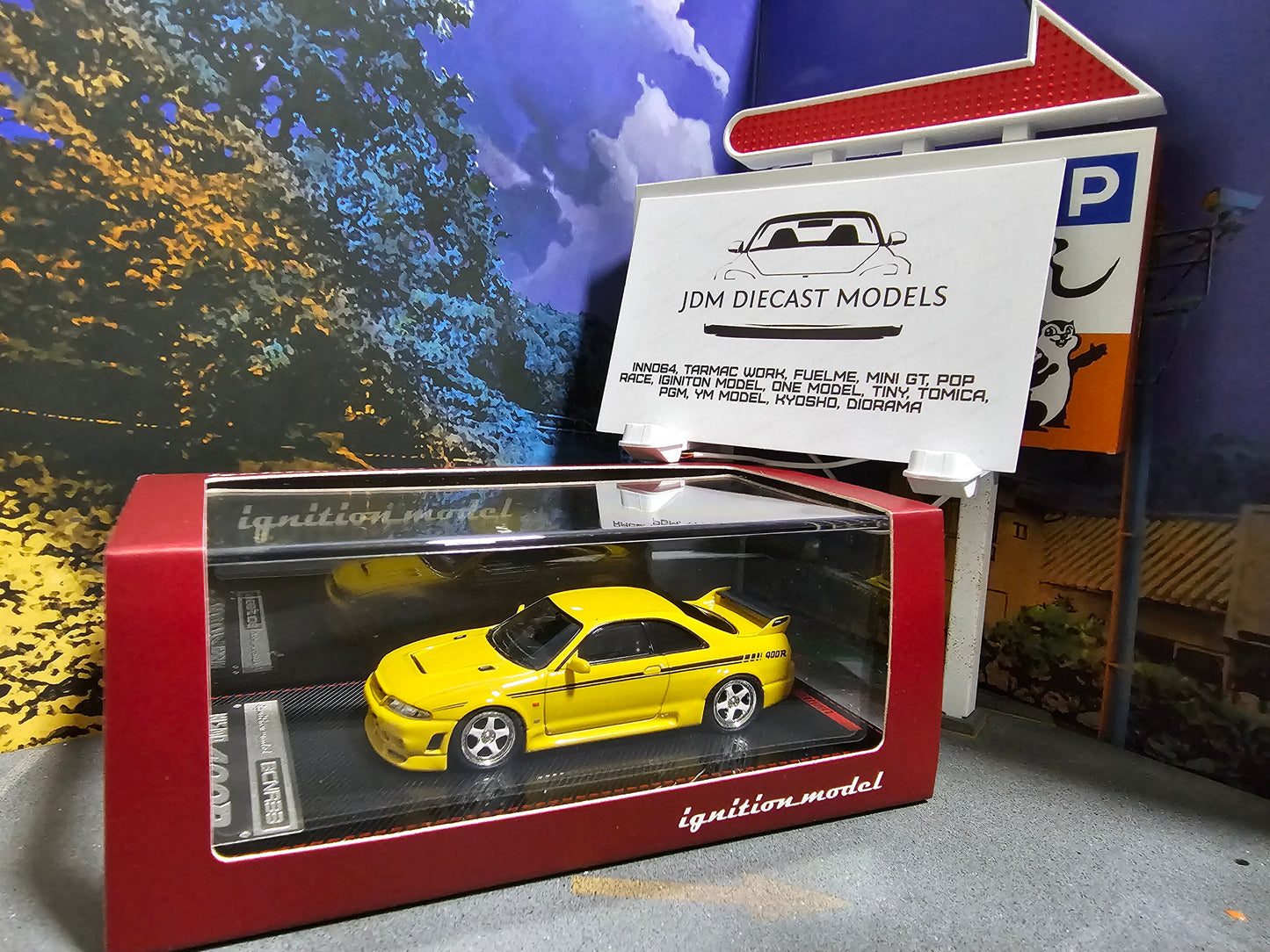 Ignition Model Nissan Skyline Nismo R33 GT-R 400R Yellow IG2502