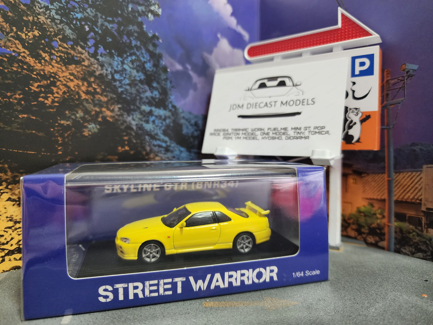 Street Weapon Skyline BNR34 Yellow 299pcs