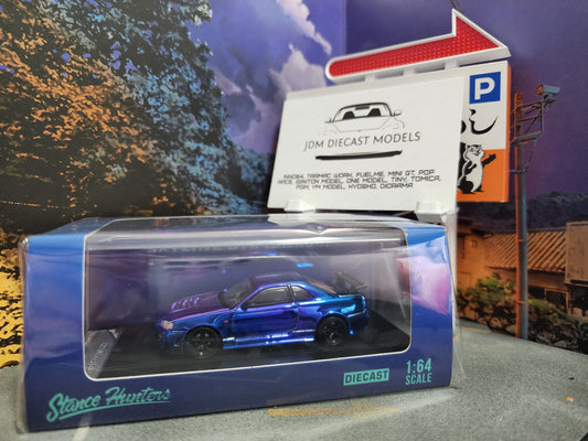 Stance Hunter Skyline GT-R BNR34 Z-tune 599pcs
Gradient Chrome Purple Blue